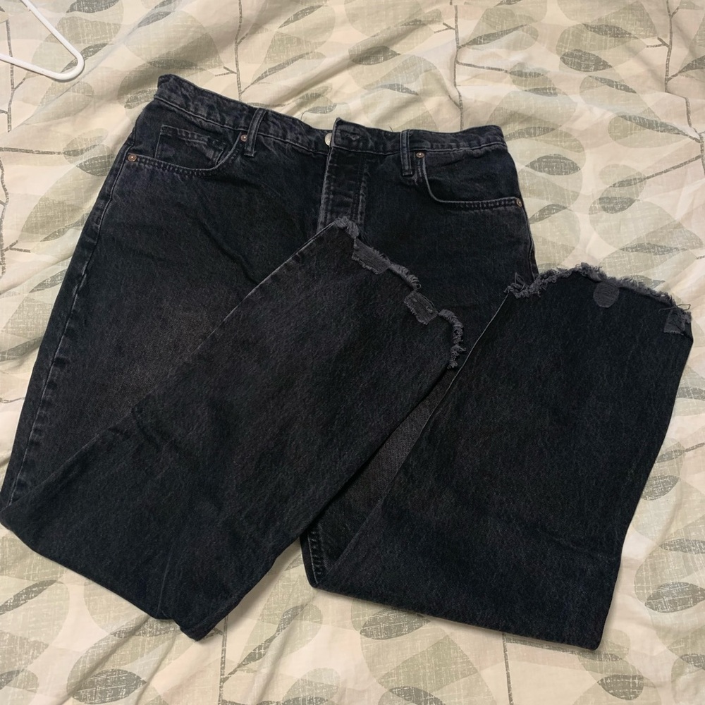 Free People Charcoal Denim Jeans